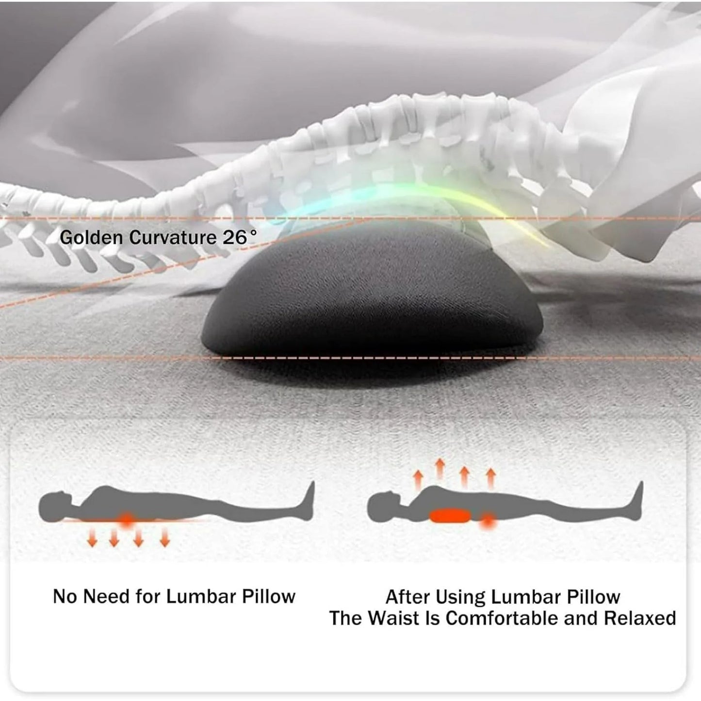 3-IN-1 LUMBAR MASSAGER PILLOW