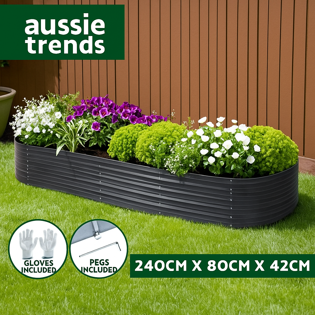 π± Galvanised Steel Raised Garden Bed β Built for Aussie Backyards!