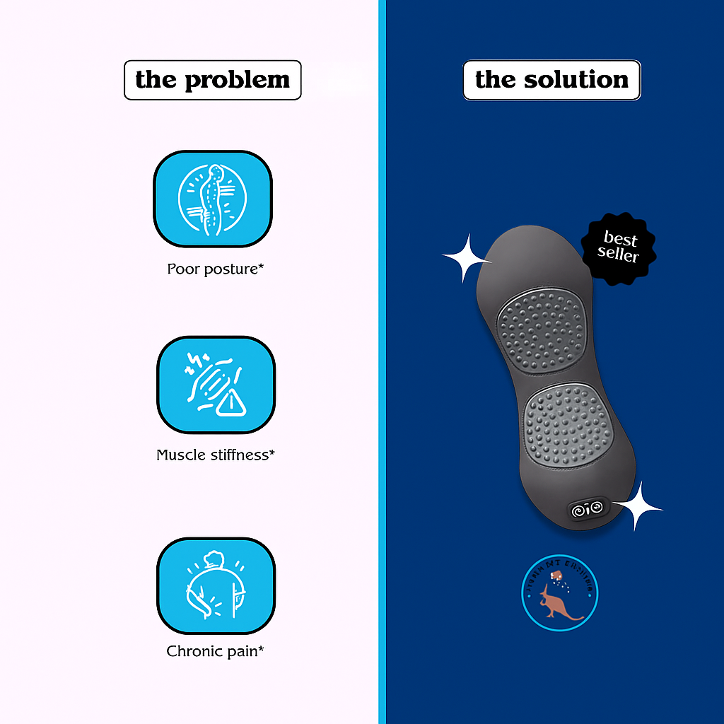 3-IN-1 LUMBAR MASSAGER PILLOW