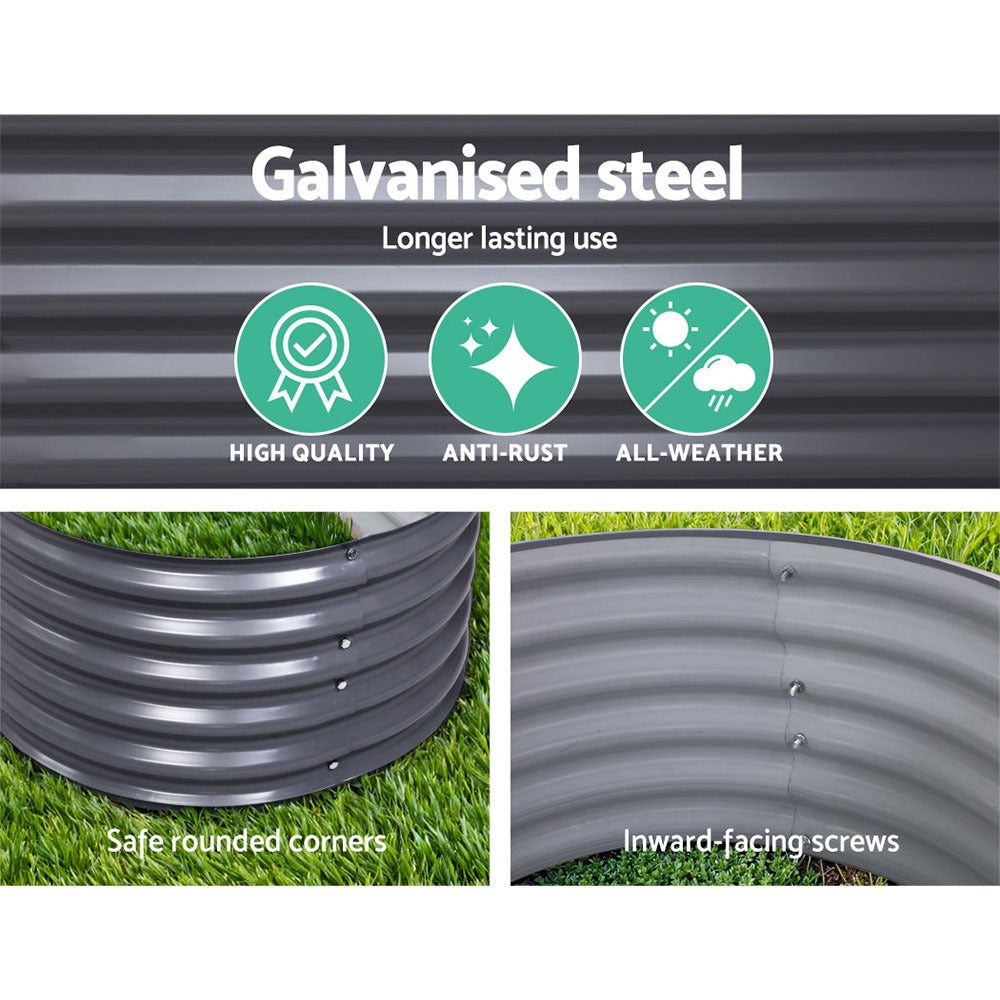 π± Galvanised Steel Raised Garden Bed β Built for Aussie Backyards!