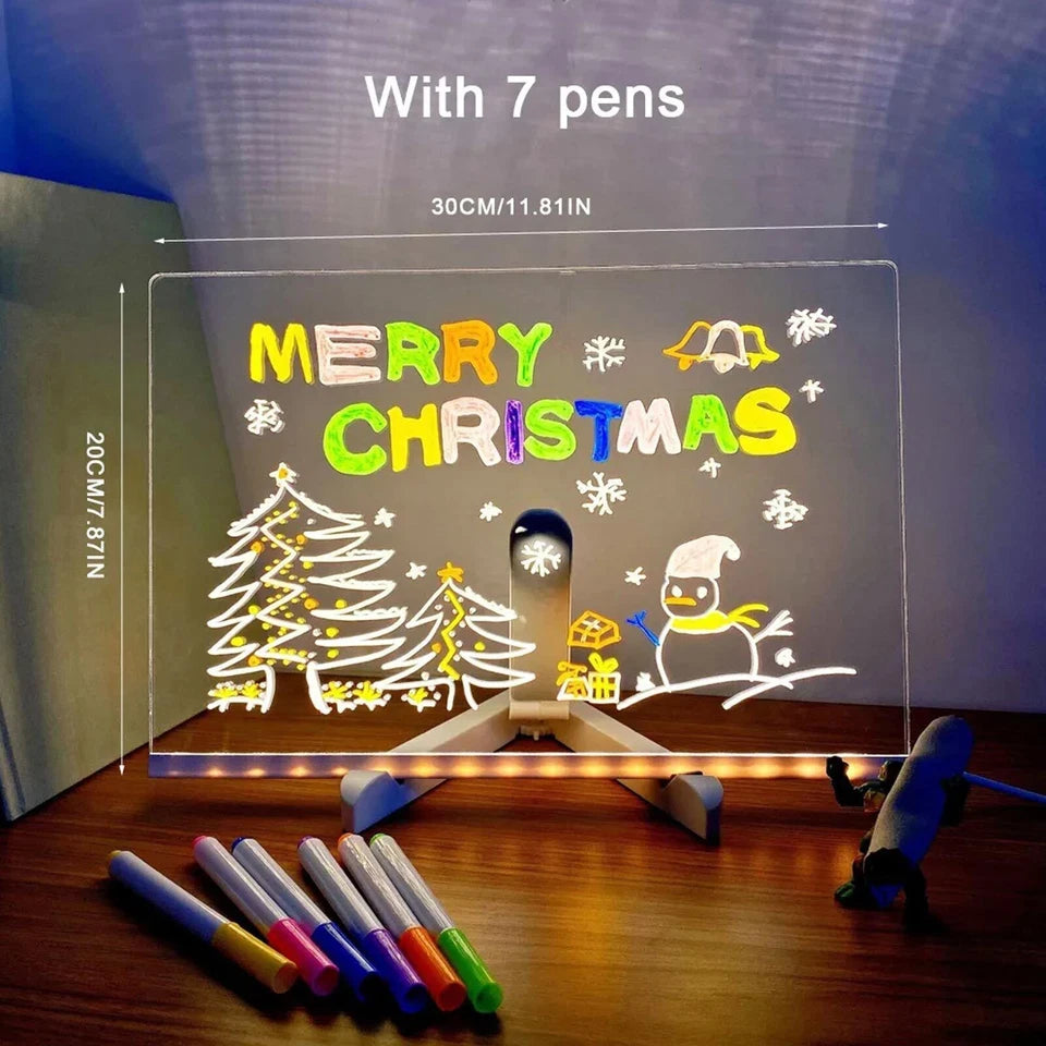 π Glowing Kids Drawing and Teaching Board π