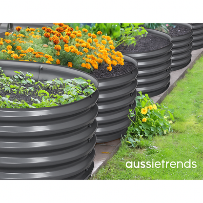 🌱 Galvanised Steel Raised Garden Bed – Built for Aussie Backyards!