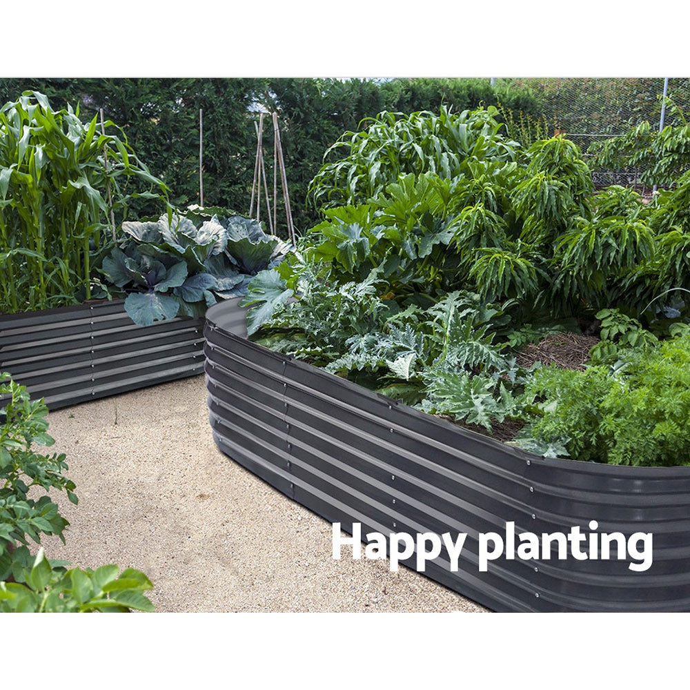 🌱 Galvanised Steel Raised Garden Bed – Built for Aussie Backyards!