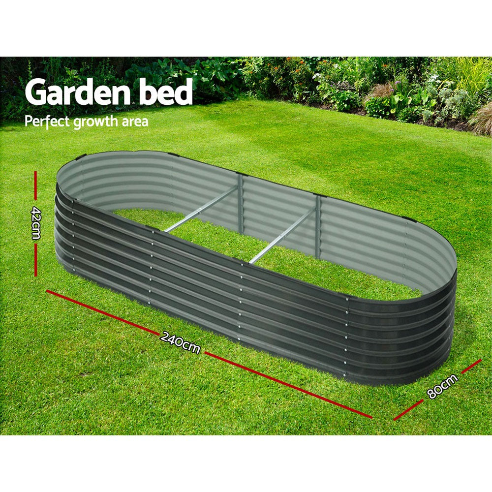 🌱 Galvanised Steel Raised Garden Bed – Built for Aussie Backyards!