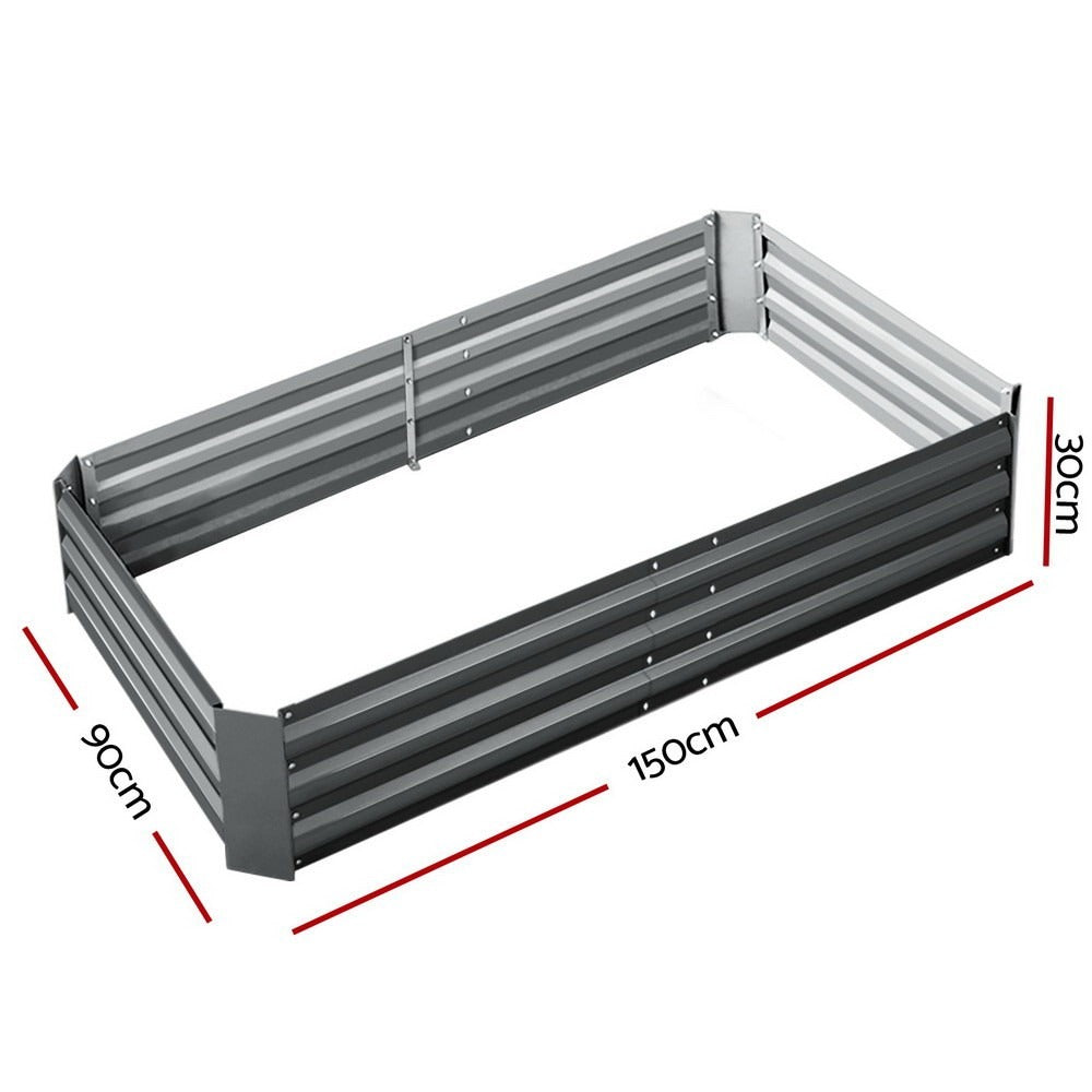 🌱 Galvanised Steel Raised Garden Bed – Built for Aussie Backyards!