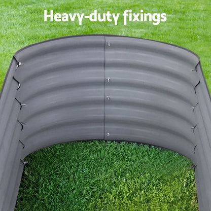 🌱 Galvanised Steel Raised Garden Bed – Built for Aussie Backyards!